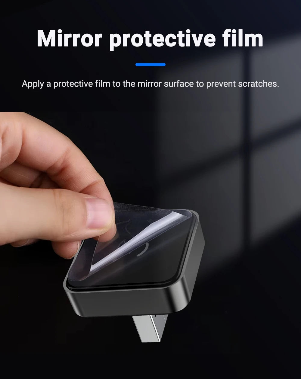 Mini 2 In 1 Smart Wireless CarPlay Adapter, Universal Android Auto Dongle for Car Entertainment System, Portable Lightweight Hid
