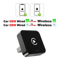 Mini 2 In 1 Smart Wireless CarPlay Adapter, Universal Android Auto Dongle for Car Entertainment System, Portable Lightweight Hid